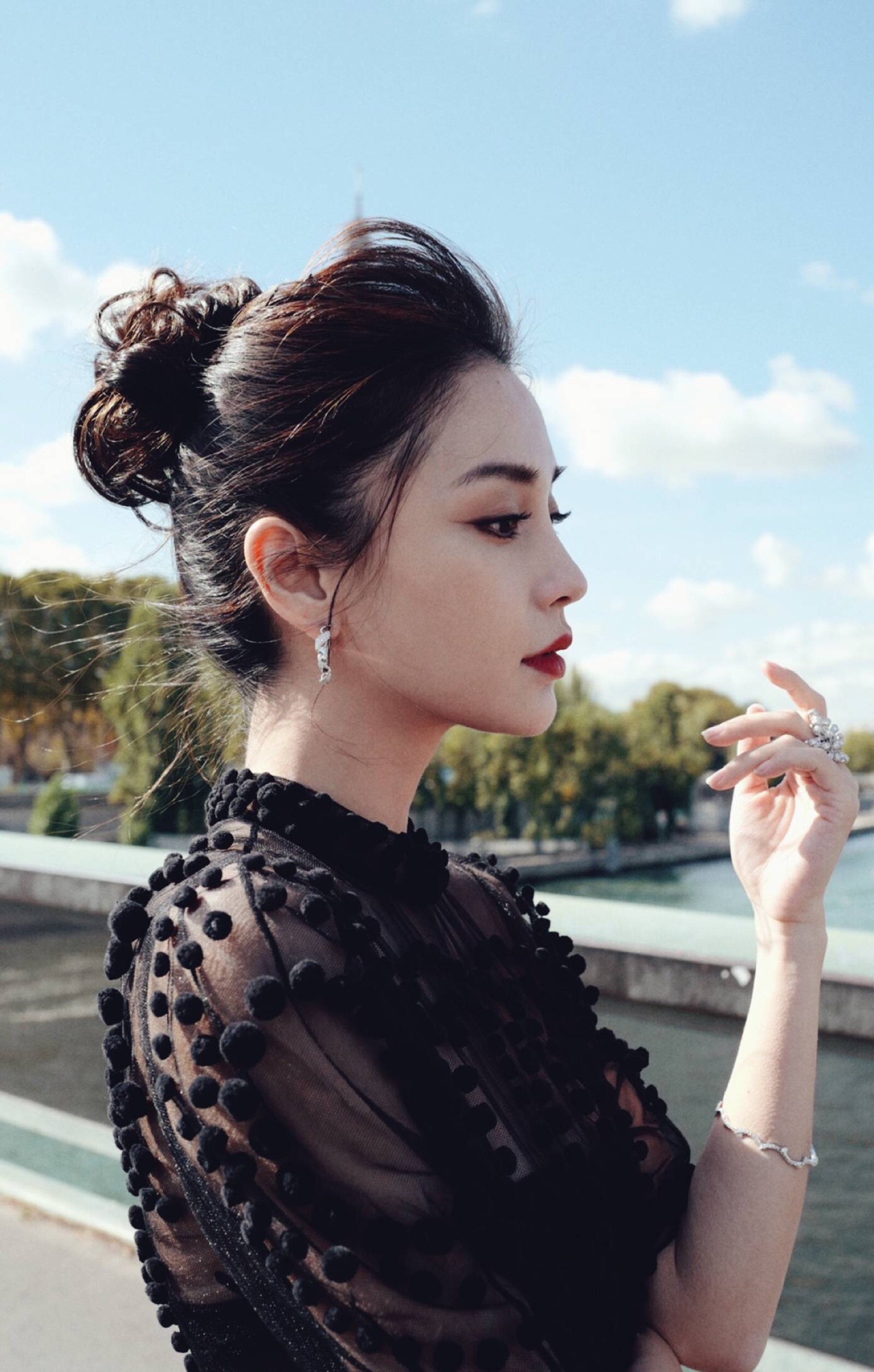 angelababy //180924 dior2019春夏成衣系列发布秀