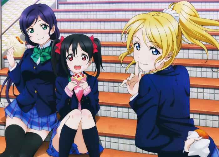 lovelive缪斯校服,lovelive校服 动漫 偶像 人物 少女 制服 校服 高清 官方图片 杂志扫图 lovelive!