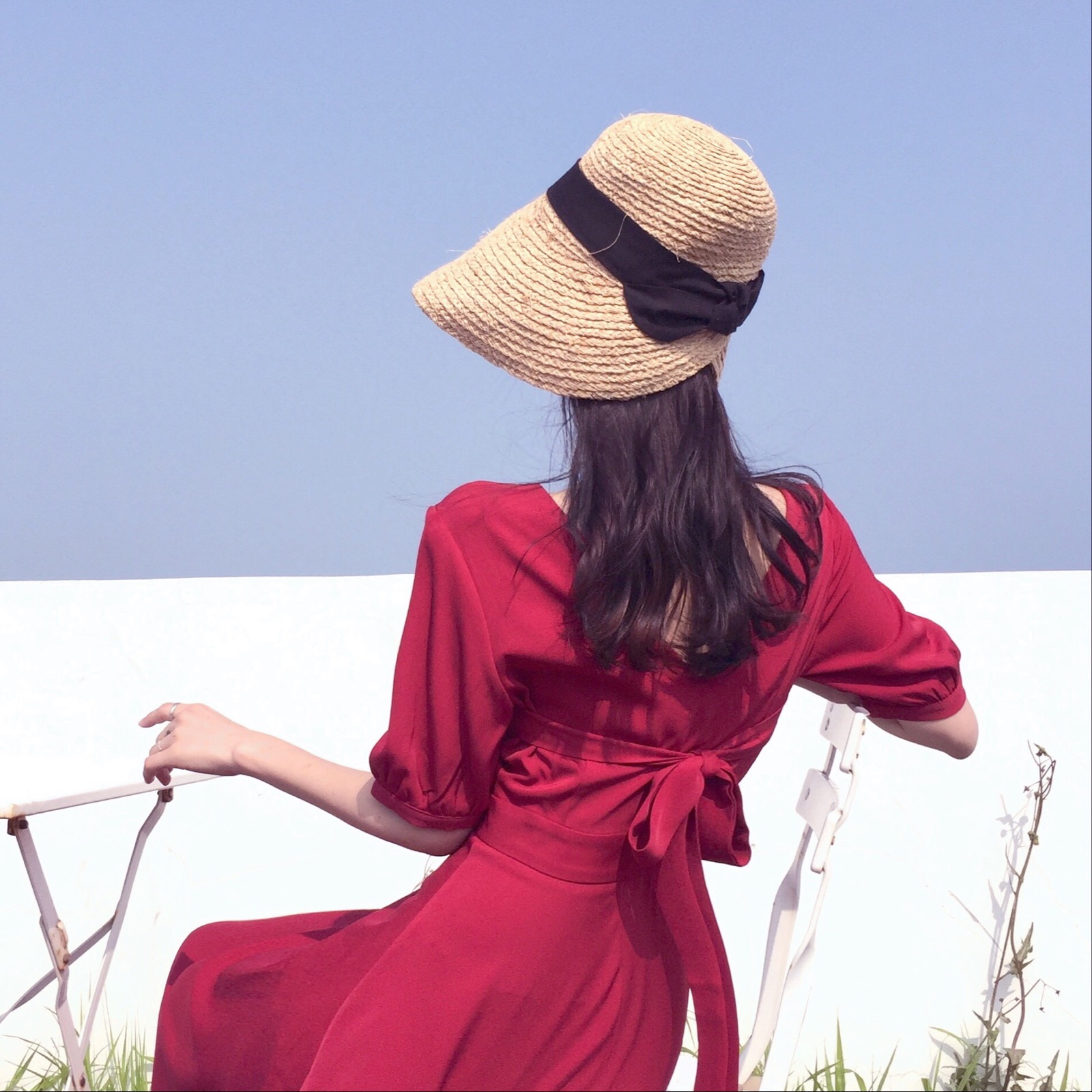 背影 侧脸女二传备注:堆糖野洵.