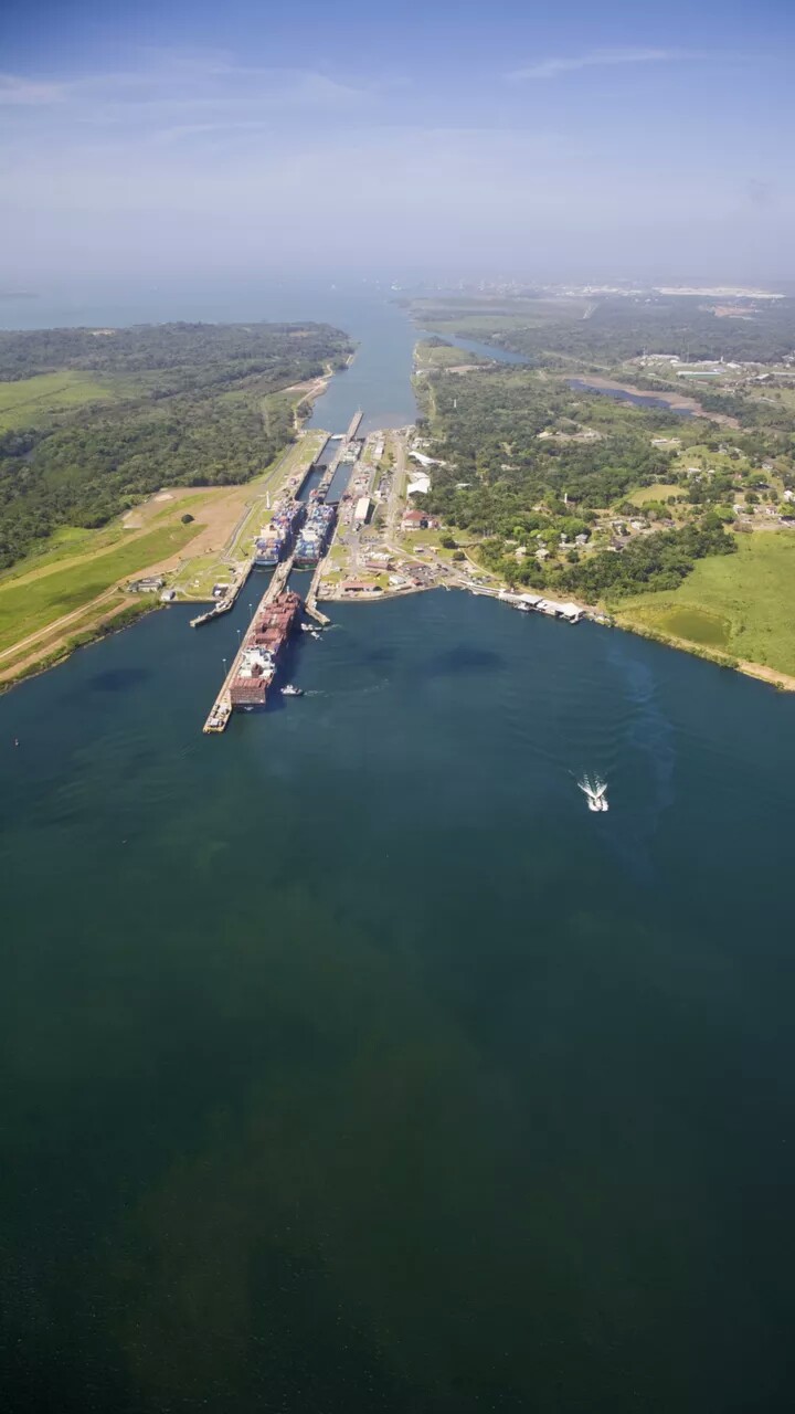 巴拿马运河高清图片