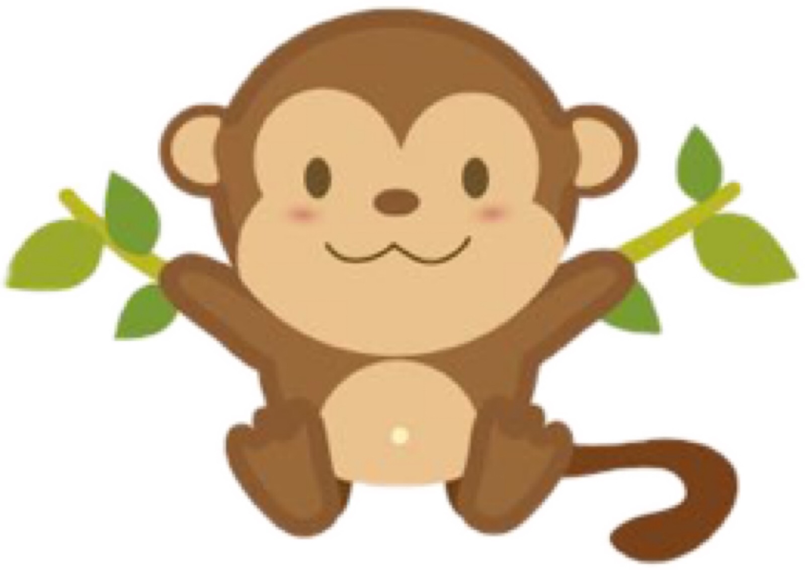 可爱卡通小猴子壁纸图片