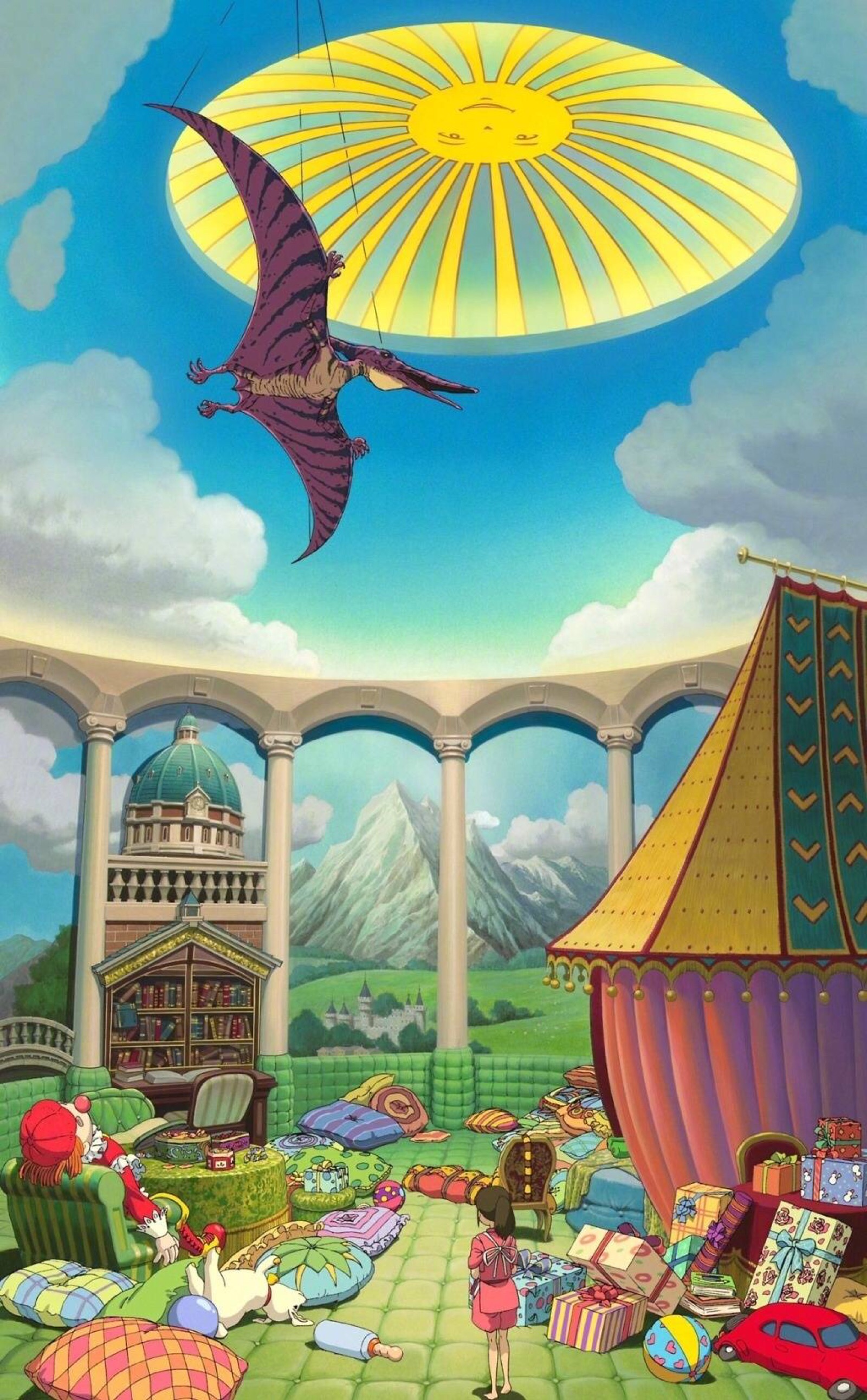 动漫《千与千寻》经典场景壁纸,精美小清新.宫崎骏代表作.