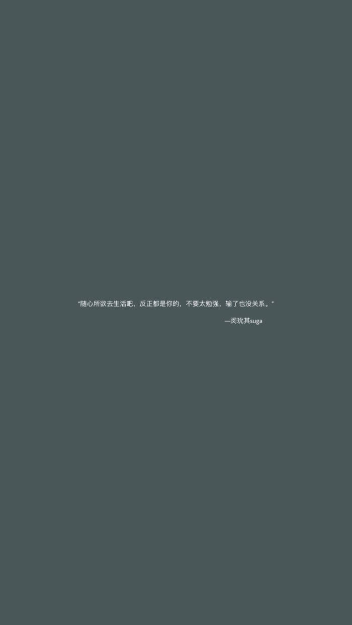 闵玧其语录