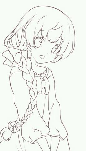 黑白 线稿 文字 橡皮章 动漫 素材