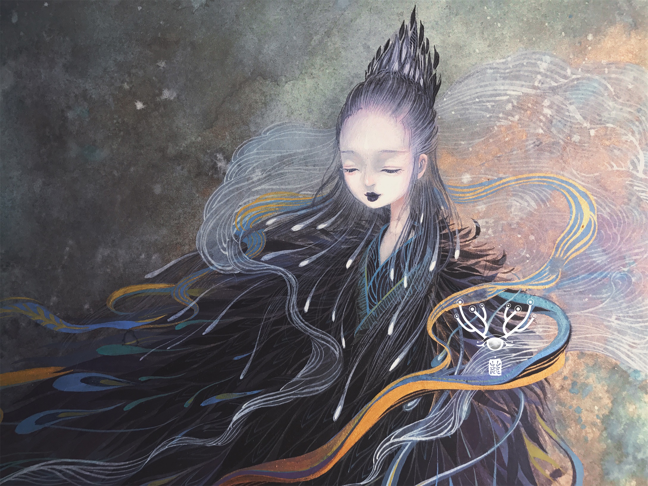 插画 中国风【绘师:付璐】