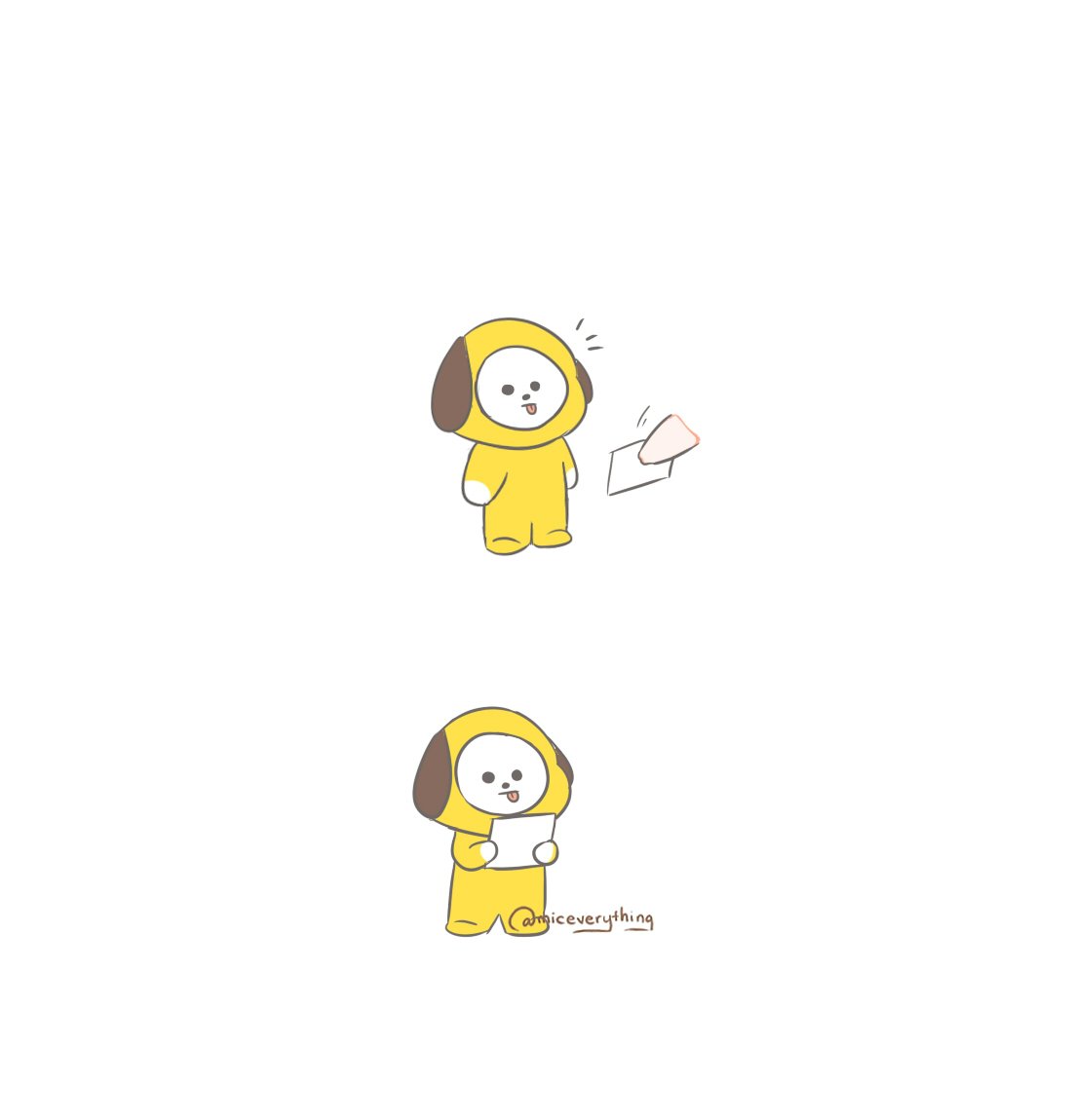 朴智旻&chimmy q版漫画