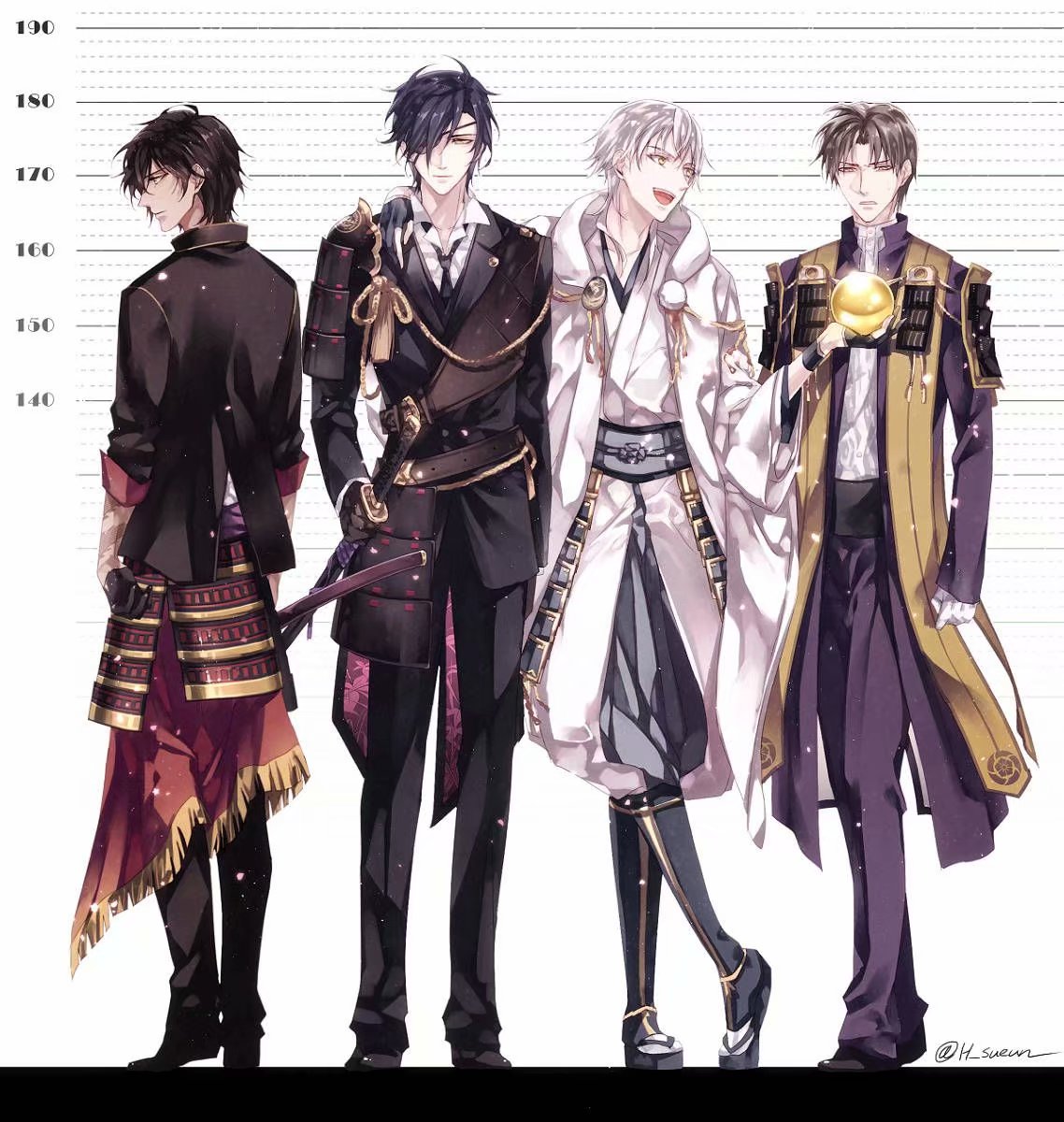刀剑乱舞 | 刀男人们(twi:a_sueun)