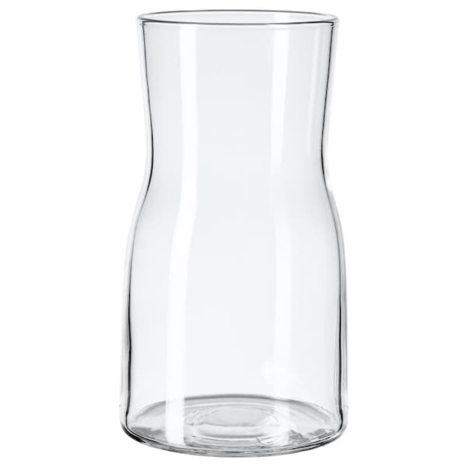 花瓶, 透明玻璃