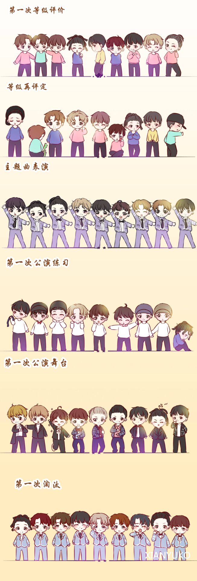 百分九少年的一路(动漫图)