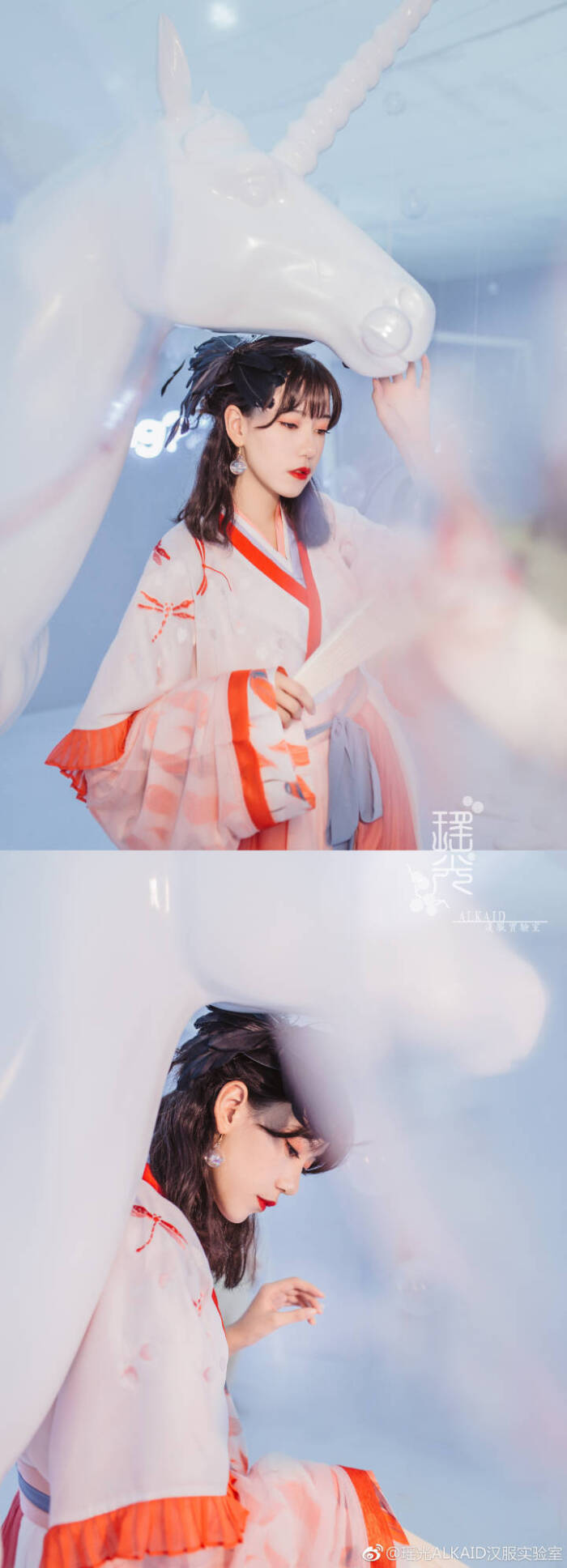 瑶光汉服实验室十月晋制《纨绔·玩酷》风花雪月系列风之羽带着风的