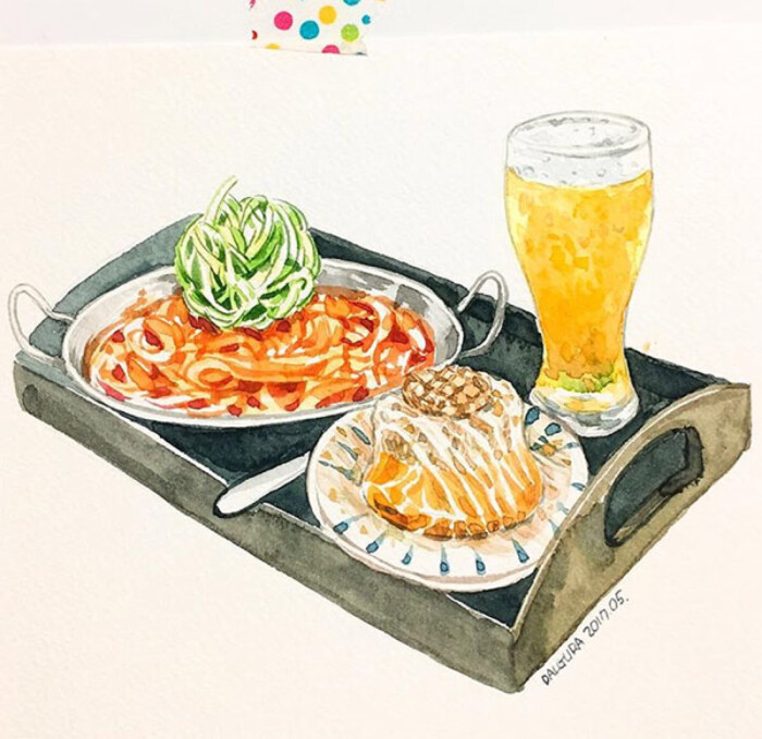 韩国画家|dalgura的美食之旅