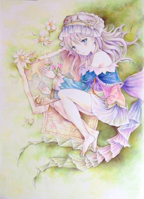 彩铅画可爱-堆糖,美好生活研究所