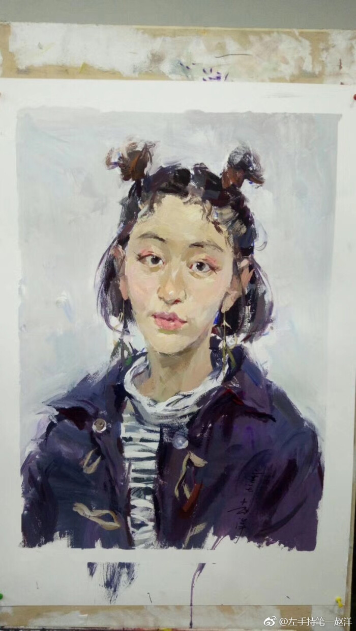 左手执笔 赵洋