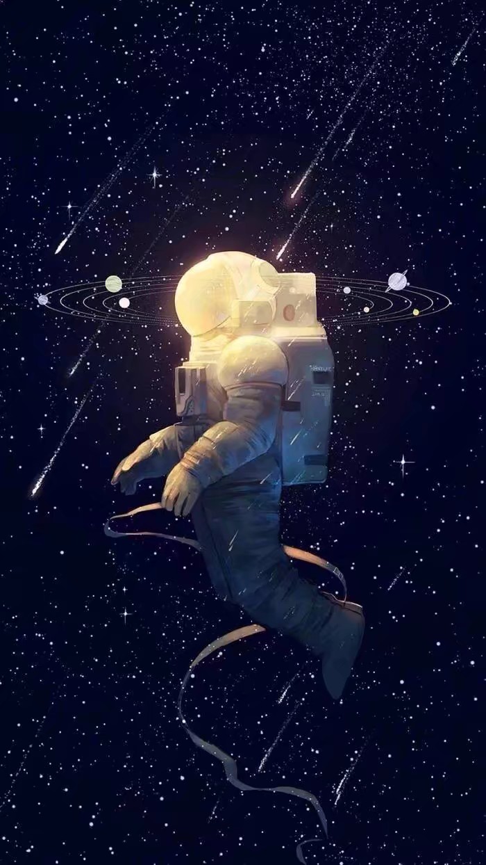 动漫太空人手机壁纸图片