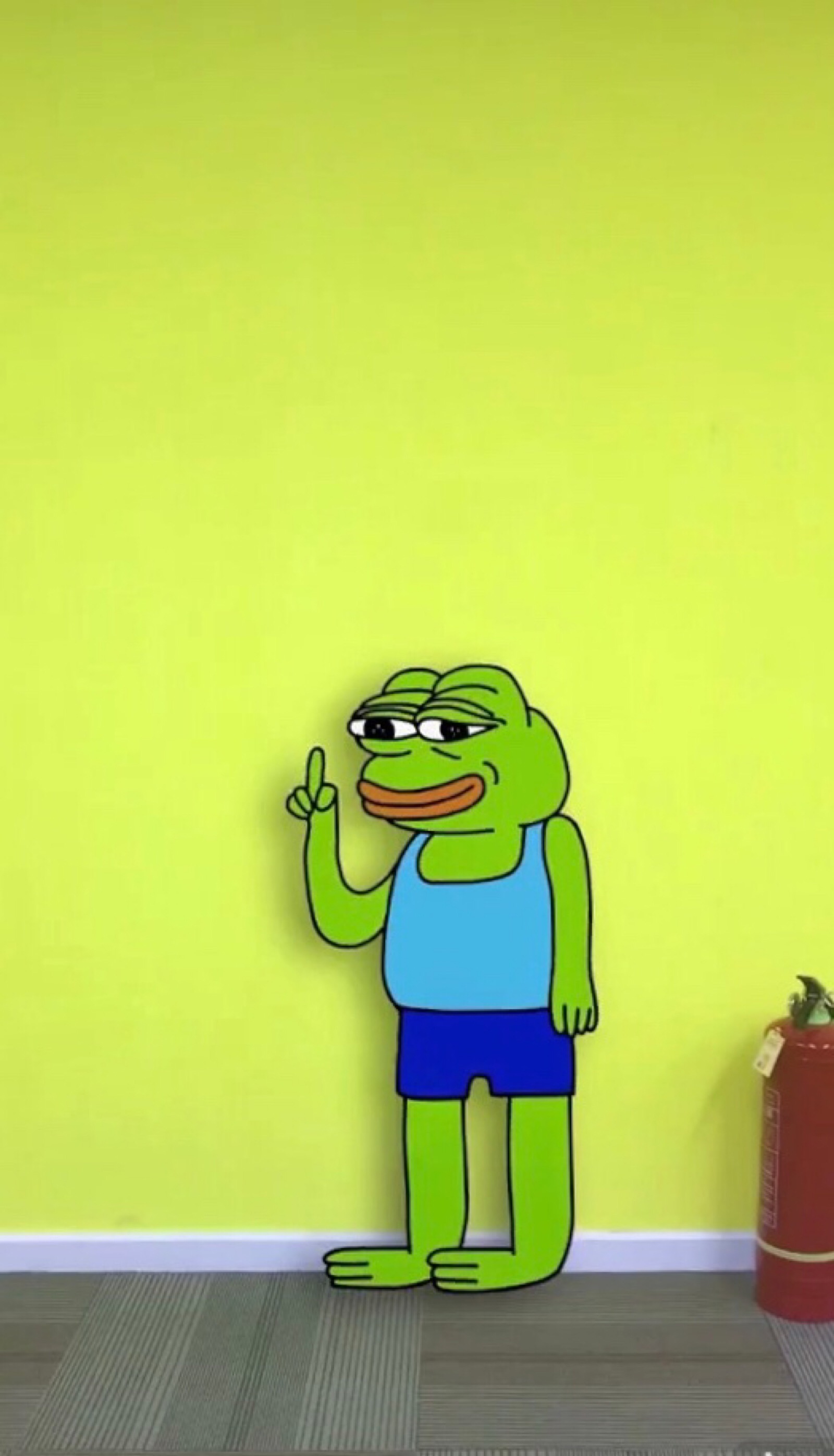 悲伤蛙壁纸竖屏图片