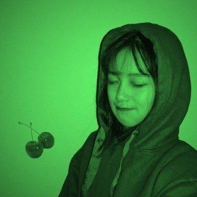 绿色头像 背景