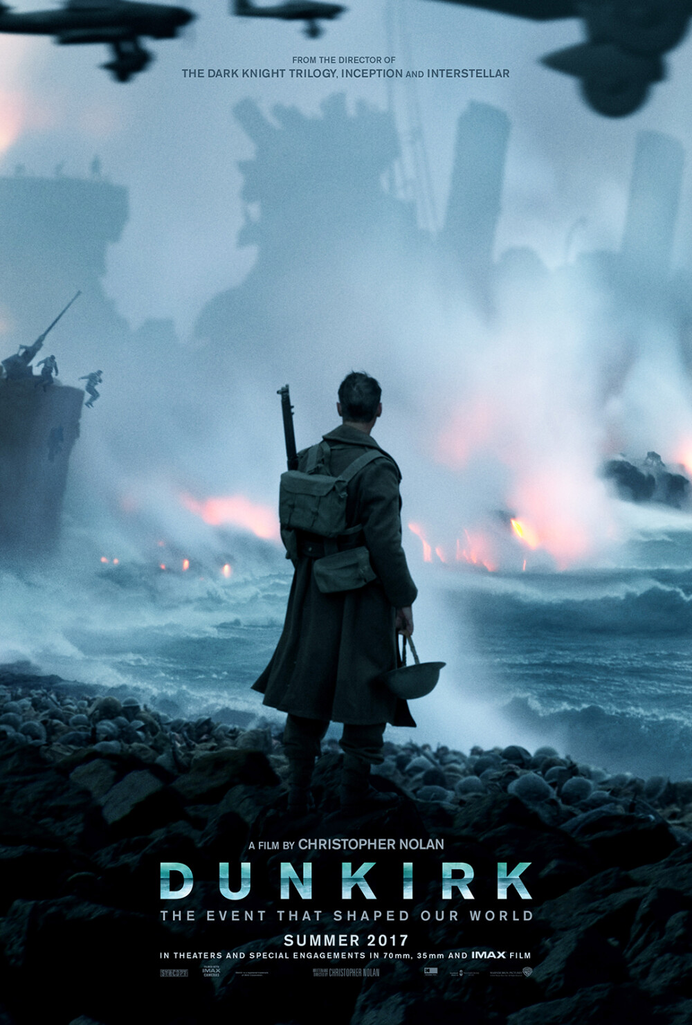 【敦刻尔克 dunkirk (2017)】每个人为了生存,不得不背水一战.