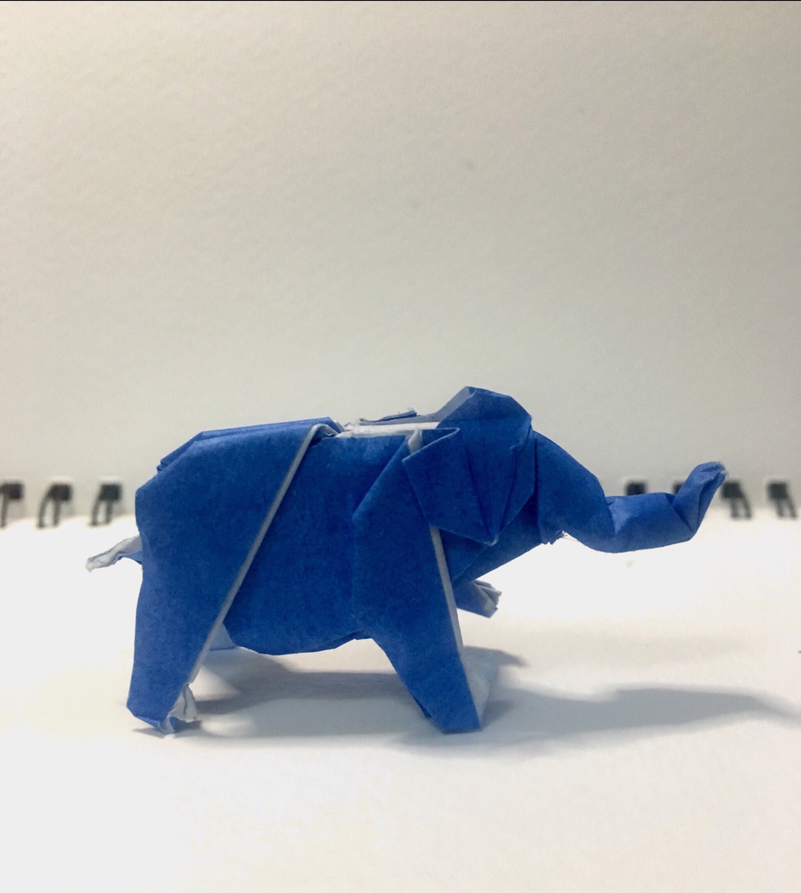 大象折纸简单图片
