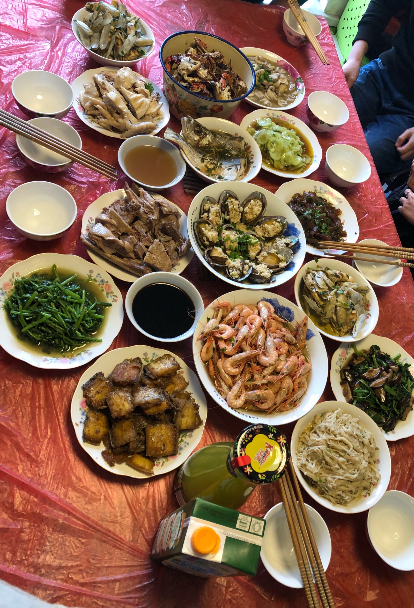 海鲜大餐之水红姐家做客-堆糖,美好生活研究所
