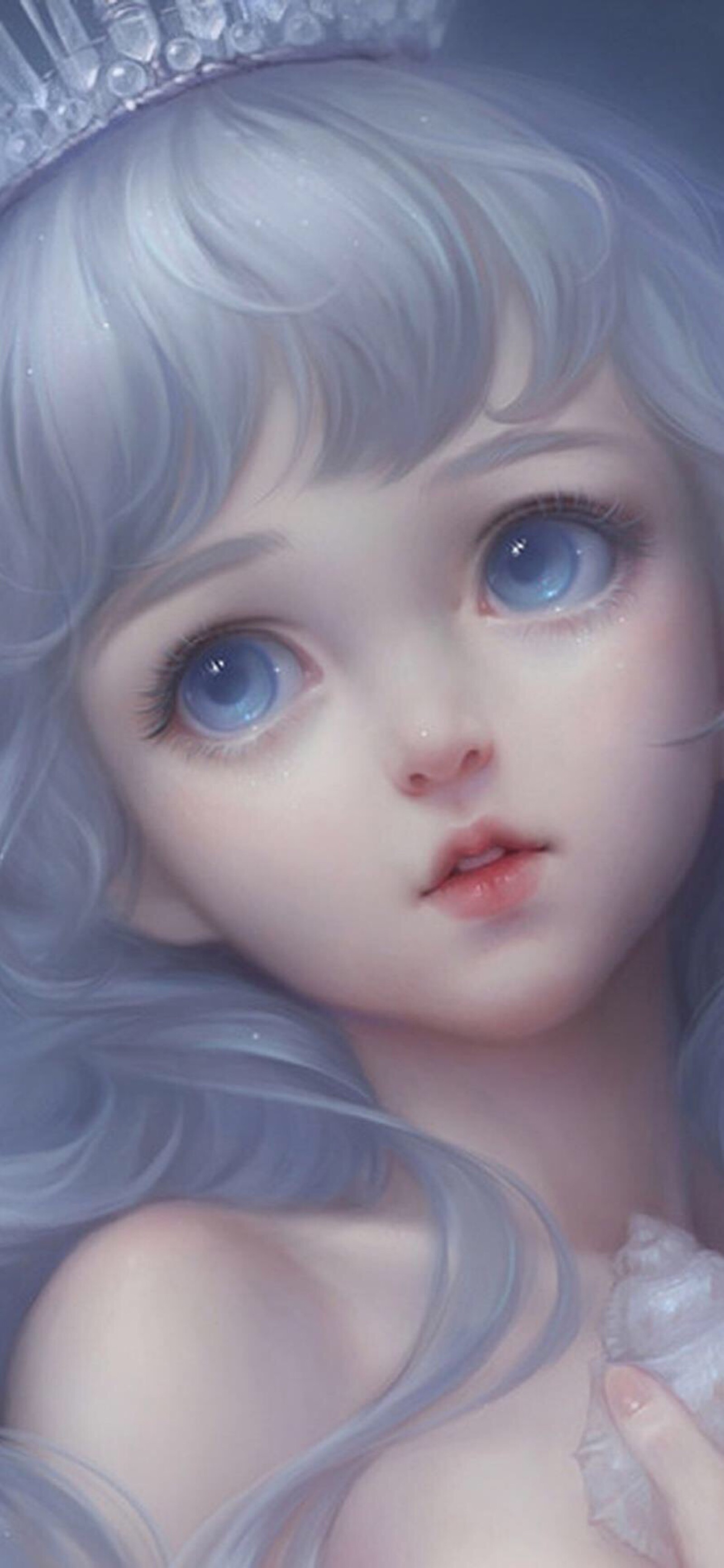 手绘 插画壁纸 甜美女生