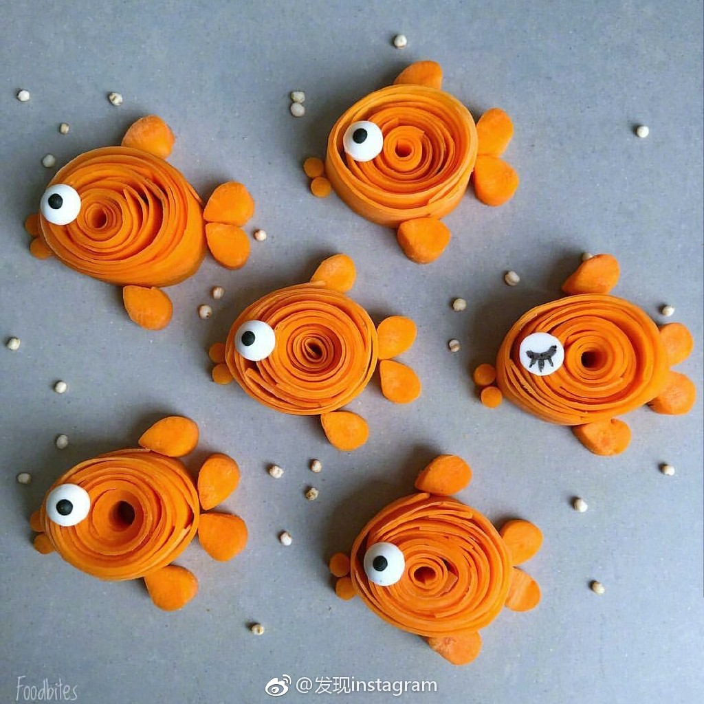 动物造型水果小点心 ins:foodbites