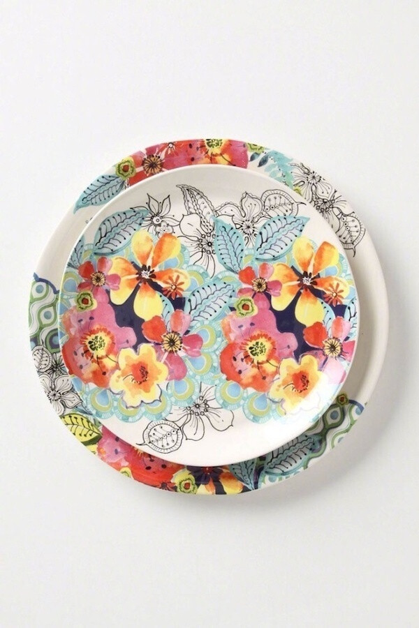 【彩绘陶瓷盘 】设计是为了让生活充满色彩