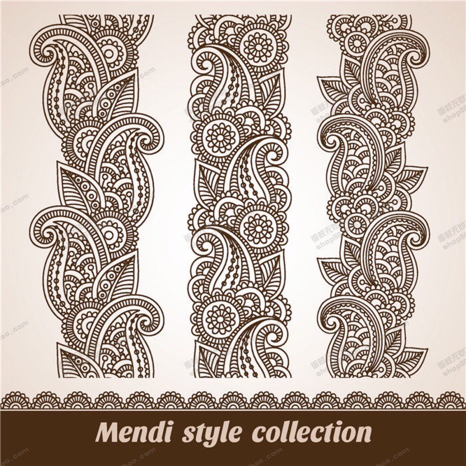 禅绕画,曼陀罗素材!蕾丝,边框,纹样～侵删!