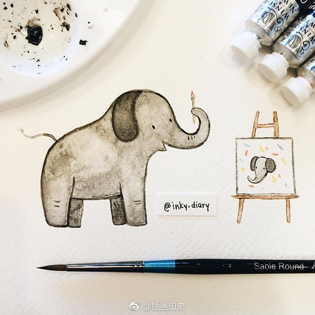 萌萌哒~【插画师:inky.diary】