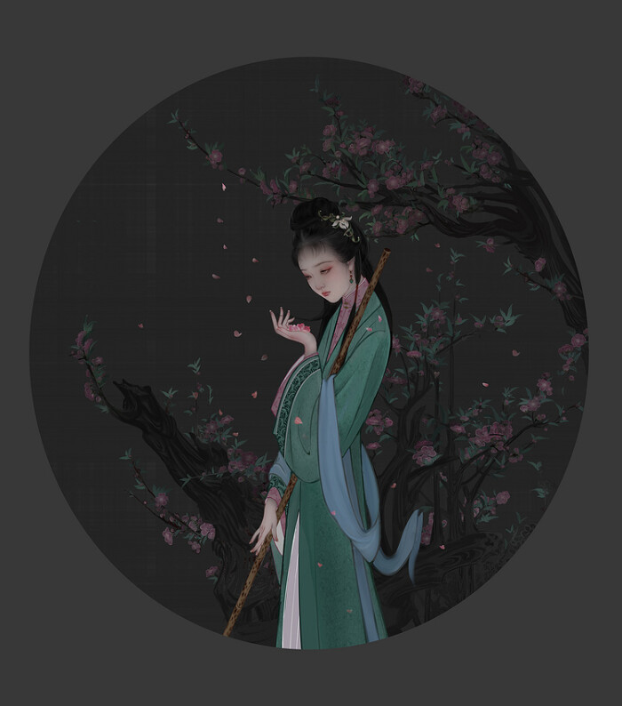 【古风美人】红楼梦 --黛玉 作者:格木木 涂鸦王国
