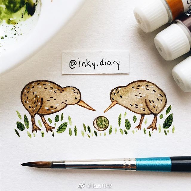 双双对对~【插画师:inky.diary】
