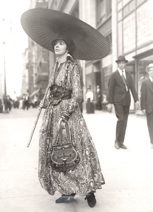 1920年代巴黎时髦女郎们的街拍
