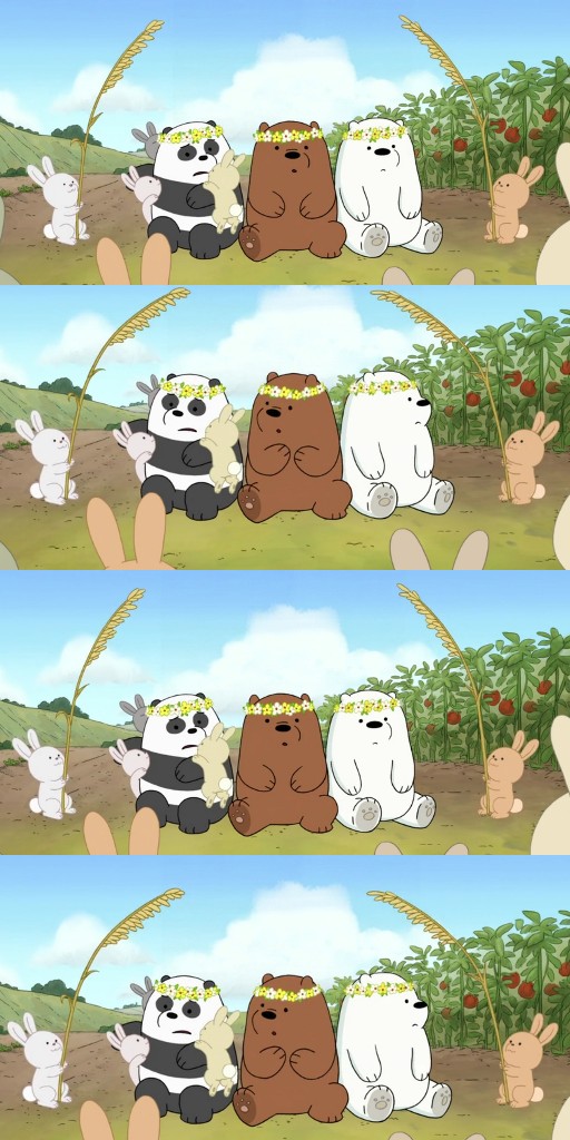胖达白熊三只小熊图片图片