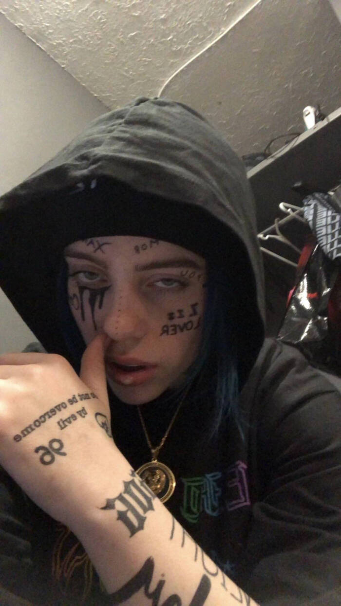 碧梨今年的万圣节装扮cos lil xan