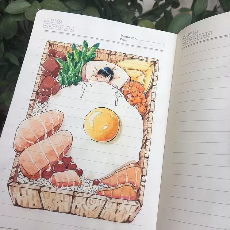 水彩插画