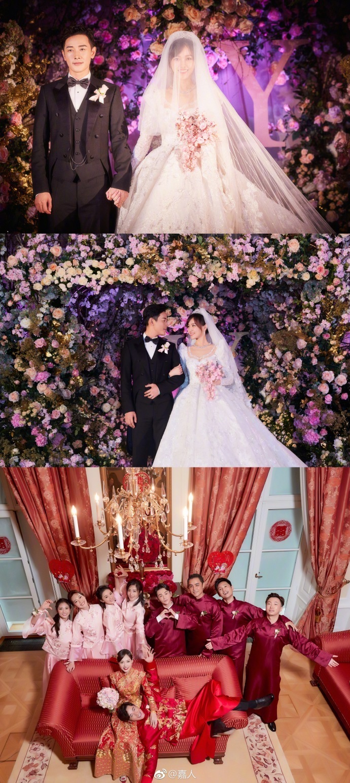 chloe女孩唐嫣的婚礼,就是童话故事现实版的完美结局!祝福
