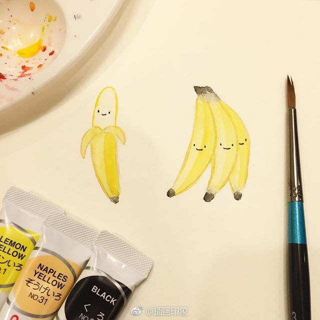 水彩水果【插画师:inky.diary】