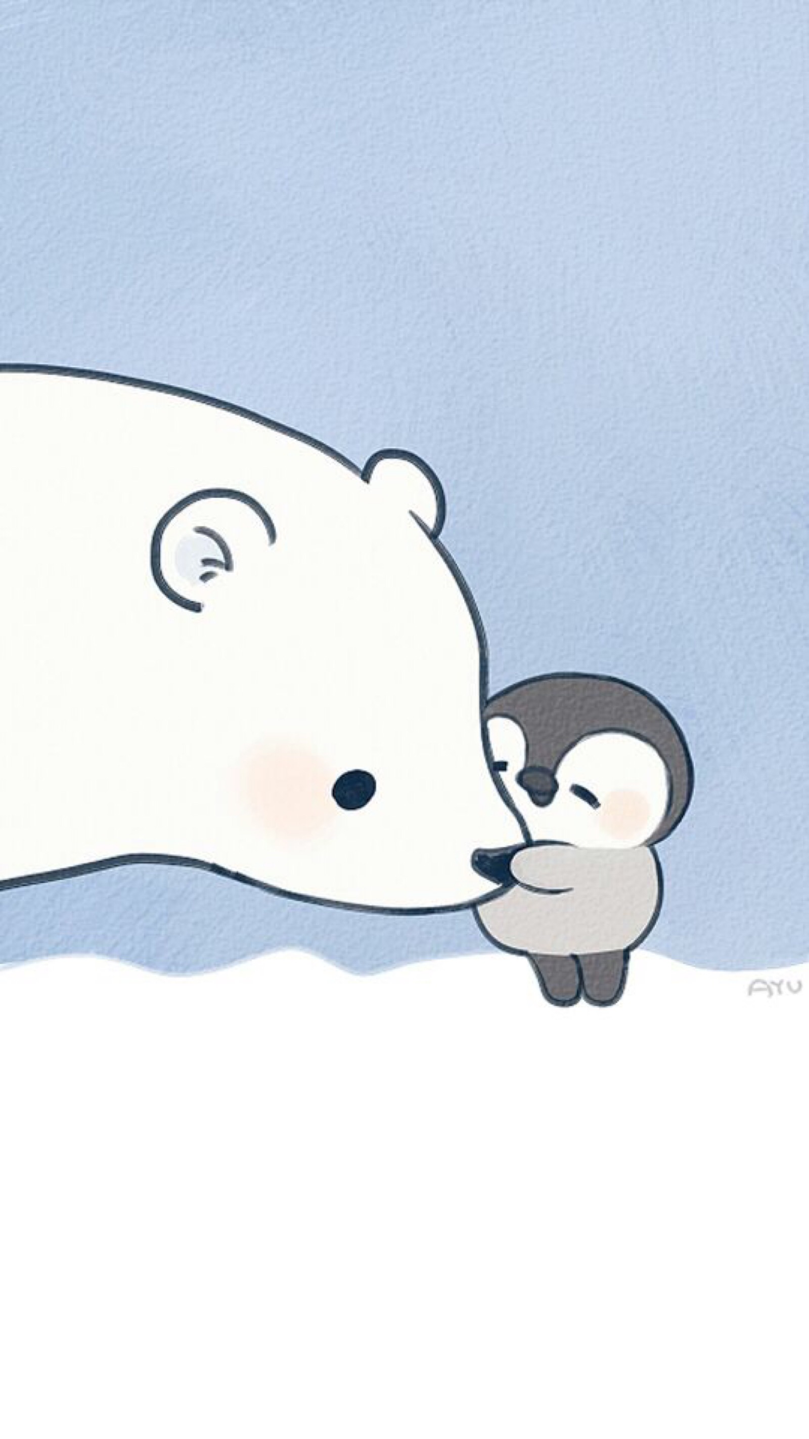 北极熊&南极企鹅