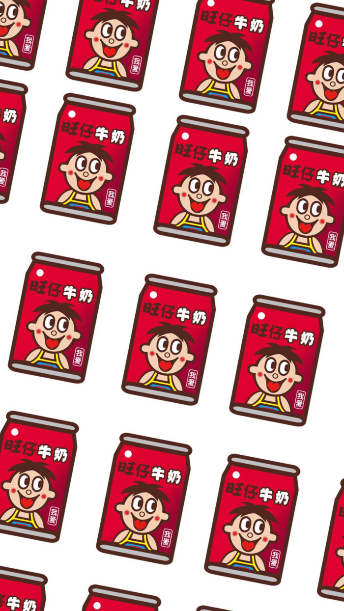旺仔.平铺壁纸 手机壁纸
