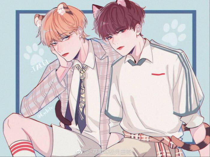 正泰bts防弹少年团漫画手绘