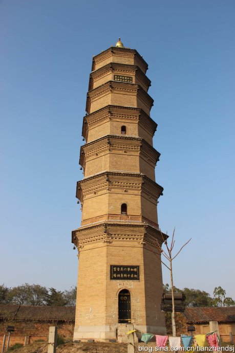 陕富平县圣佛寺塔