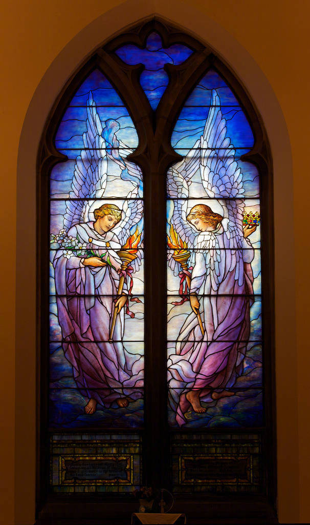 100年前tiffany(蒂梵尼)的染色玻璃艺术.