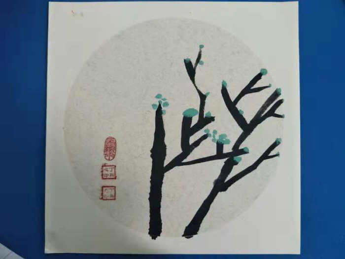 幼儿班的国画作品