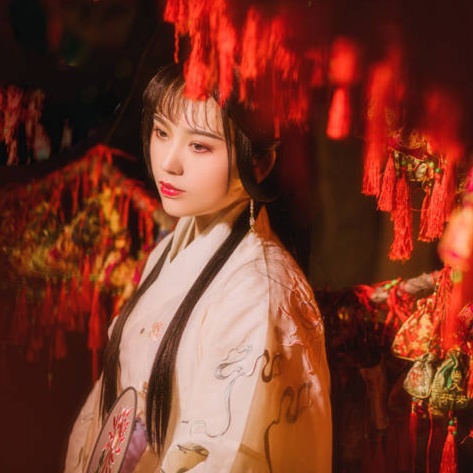 自截古风女灯火阑珊