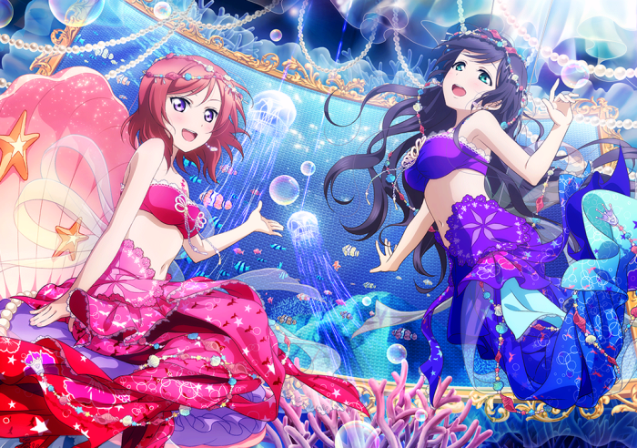 【llsif】东条希&西木野真姬 人鱼篇
