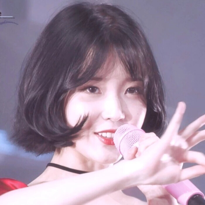 美少女战士 郑秀妍 iu 美女头像 粉色 桃子