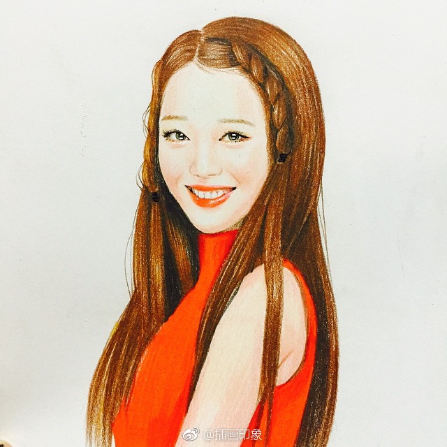 漂亮的小姐姐们~彩铅人物手绘【插画师:hantograph】