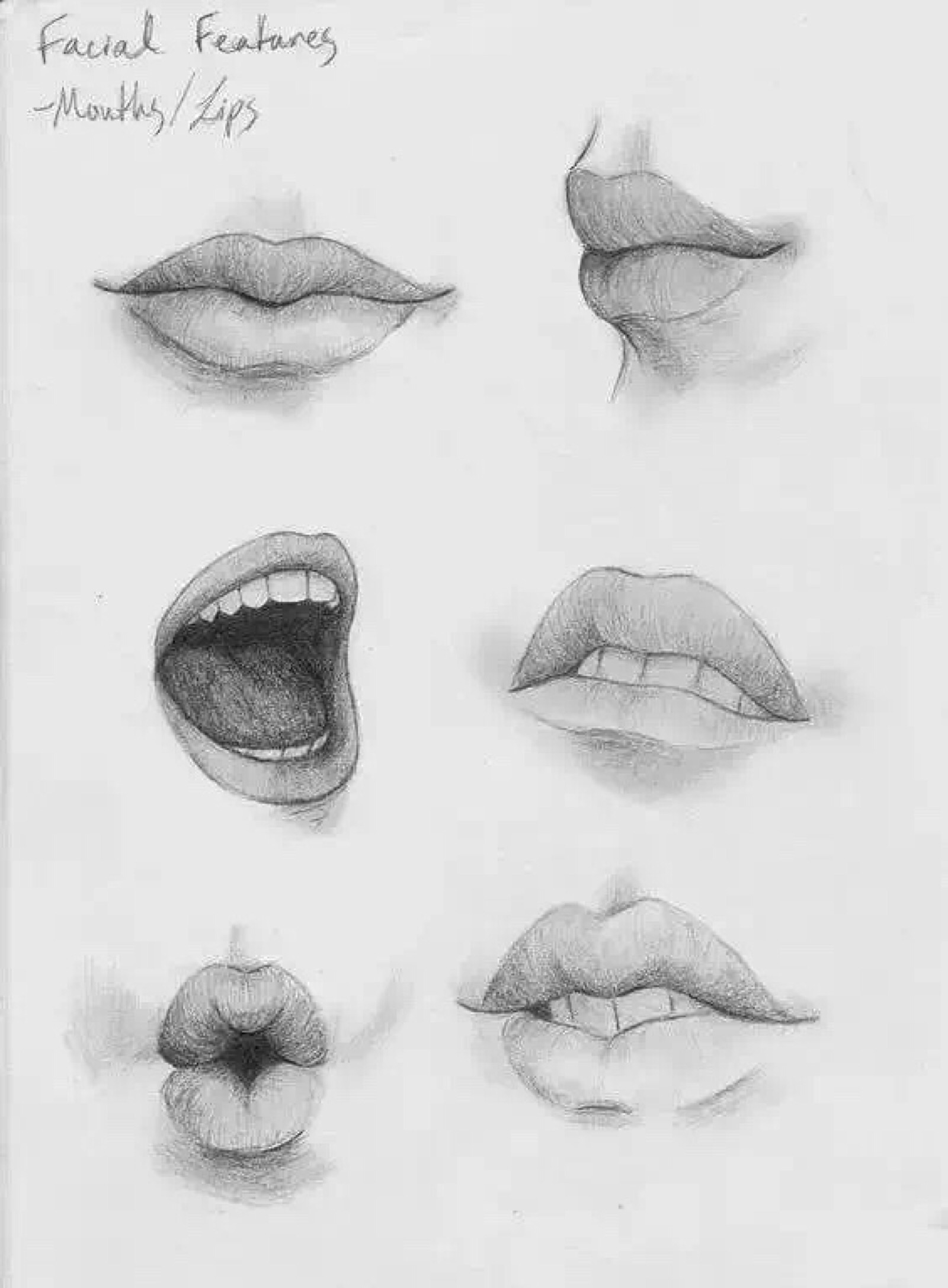 女生嘴巴100种画法图片