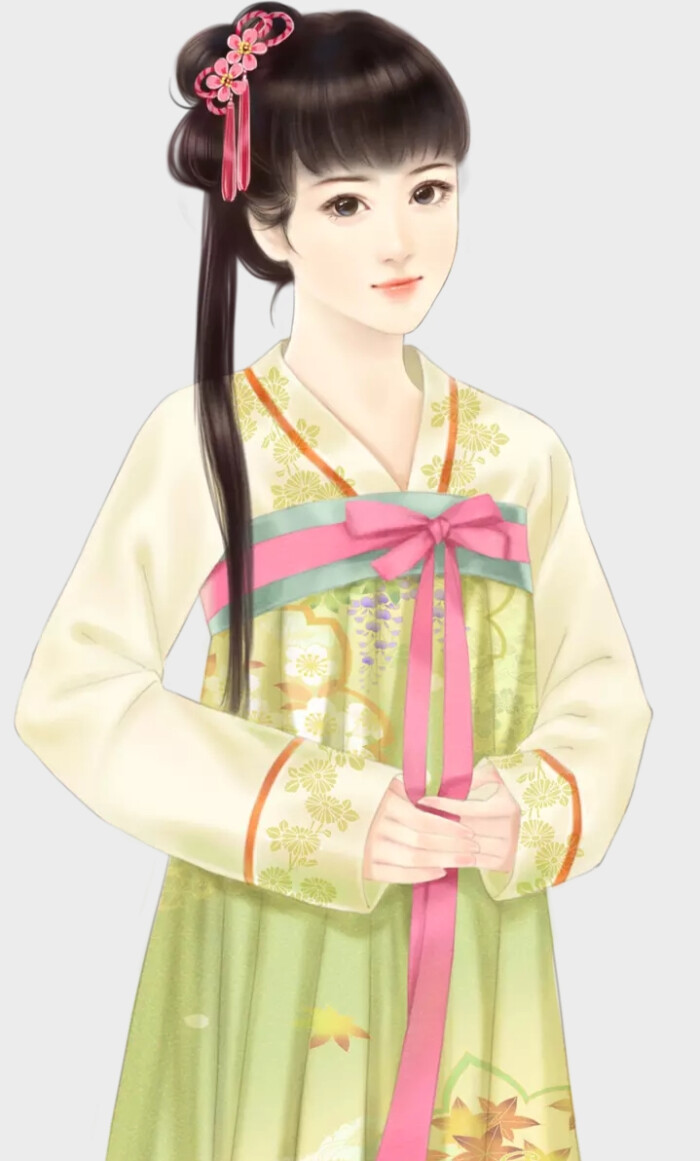 犹记当初,你回眸莞尔,一笑倾城百日香.【古风立绘】
