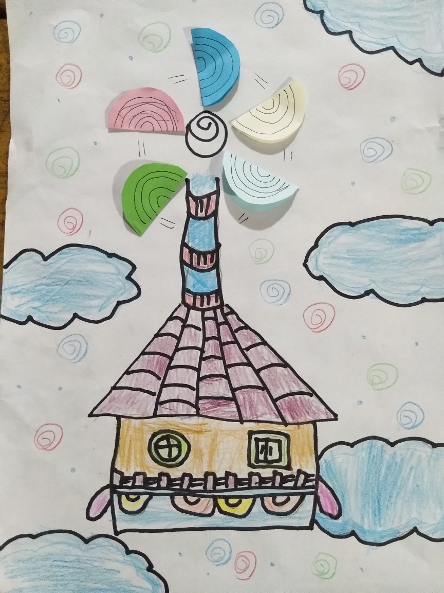 蜡笔画 