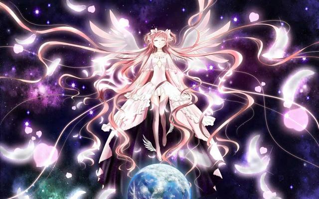 羽翼,飞羽,动漫少女